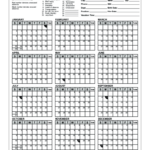 2022 2025 Form Ppe Employee Attendance Calendar Fill Online Intended For 2025 Attendance Calendar Printable  | CalendarCrazePrint.Com