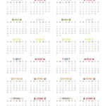 2024 2025 Two Year Calendars   10 Free Printables | Printabulls Regarding  Calendars 2025 | CalendarCrazePrint.Com