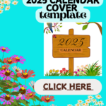 2025 Calendar Cover Template Designsmileowayz 20   Raket.ph Within 2025 Calendar Cover Printable  | CalendarCrazePrint.Com