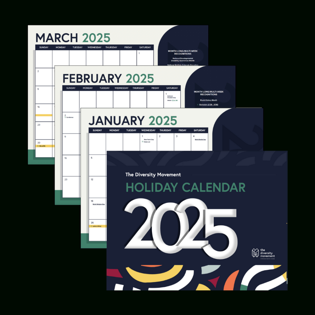 2025 Diversity Holidays Calendar - The Diversity Movement with regard to February Diversity Calendar 2025