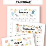 2025 Monthly Calendar Printable — Gathering Beauty Intended For Monthly Free Printable 2025 Calendar Printable  | CalendarCrazePrint.Com