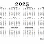 2025 Printable Calendar | 123Calendars Pertaining To February 2025 Calendar 123Calendars