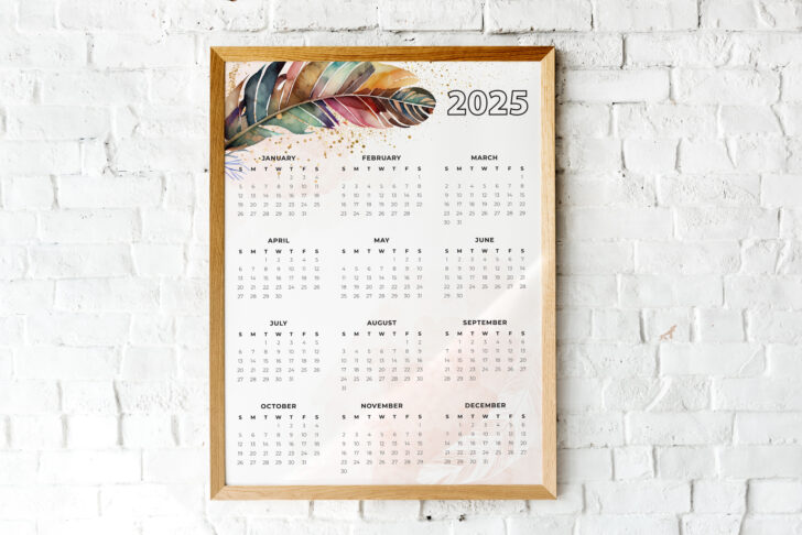 2025 Calendar Printable Portrait | Calendars 2025