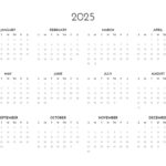 2025 Weekly Calendars   All 52 Weeks | Printabulls With Regard To 2025 Calendar Cover Printable  | CalendarCrazePrint.Com