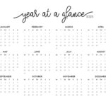 2025 Yearly Calendars   29 Free Printables | Printabulls Inside  Calendars 2025 | CalendarCrazePrint.Com