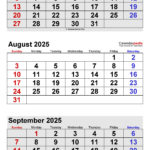 August 2025 Calendar | Templates For Word, Excel And Pdf Regarding  Calendars 2025 | CalendarCrazePrint.Com