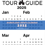 Disneyland 2025 Crowd Calendar   Disneyland Resort Tips And More Within Disney World Crowd Calendar February 2025