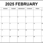 February 2025 Calendar | Free Printable Calendars With Regard To February 24th Calendar 2025