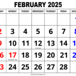 February 2025 Calendar (Free Printable) – Diy Projects, Patterns Regarding 2025 Printable February Calendar