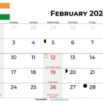 February 2025 Calendar India Inside February 2025 Calendar Holidays