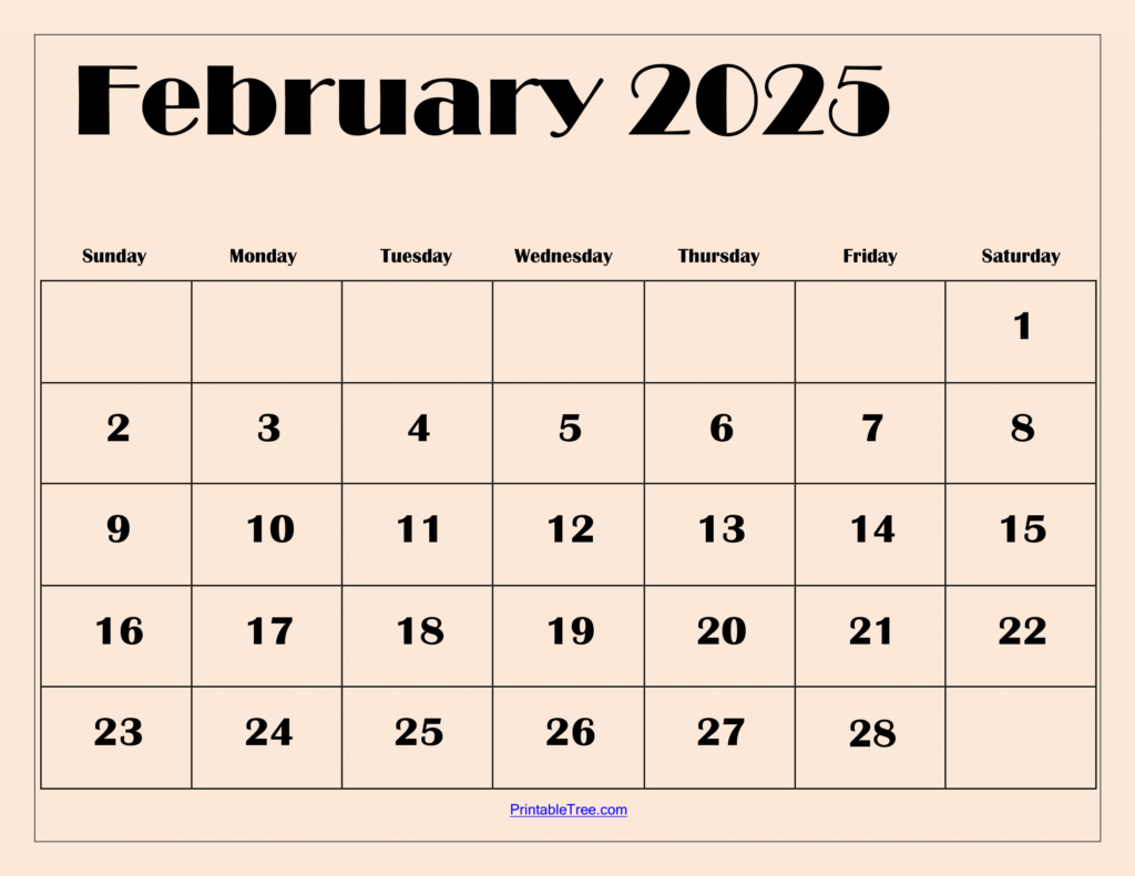 February 2025 Calendar Printable Pdf Template With Holidays Within Calendar Of February 2025 February 2025 Calendar Printable Pdf Template With Holidays Within Calendar Of February 2025
