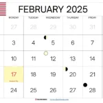 February 2025 Calendar With Holidays For February 2025 Calendar Holiday