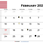 February 2025 Calendar With Holidays Within February Calendar With Events 2025