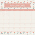 February 2025 Calendars   107 Free Printables | Printabulls Regarding Cute February Calendar 2025