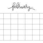 February 2025 Calendars   107 Free Printables | Printabulls Throughout February Blank Printable Calendar 2025