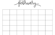 February 2025 Calendars – 107 Free Printables | Printabulls throughout February Blank Printable Calendar 2025