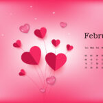 February 2025 Desktop Wallpaper Calendar   Calendarlabs With Regard To February 2025 Calendar Background