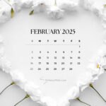 February 2025 Desktop Wallpaper Calendars | Entheosweb For February 2025 Calendar Desktop Wallpaper