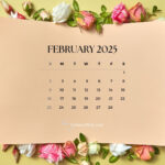 February 2025 Desktop Wallpaper Calendars | Entheosweb Throughout February 2025 Calendar Background