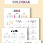 Free 2025 Printable Calendar One Page — Gathering Beauty Intended For A5 Size Calendar 2025 Printable | CalendarCrazePrint.Com