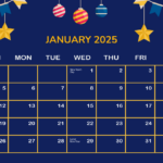 Free January 2025 Calendar With Holidays Template   Edit Online With  Calendars 2025 | CalendarCrazePrint.Com