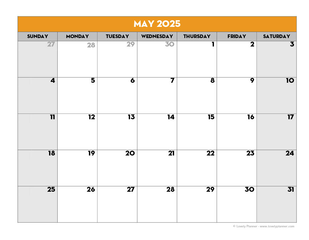 Free Printable 2024-2025 School Calendar - Lovely Planner inside 2024 - 2025 Calendar Printable Free Download | CalendarCrazePrint.Com