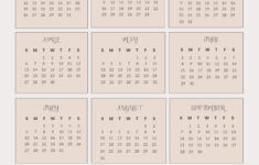 Free Printable Year At A Glance Calendar 2025 – Calendarkart intended for Year Calendar 2025 Printable | CalendarCrazePrint.Com