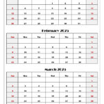 January To March 2025 Calendar | Three Months Calendar With Regard To Calendar January February March 2025