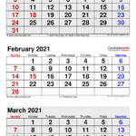 Last Day Latest Of February With February And March Calendar