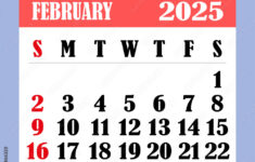 Letter Calendar For February 2025. The Week Begins On Sunday. Time with regard to Calendar 2025 February