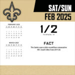 New Orleans Saints 2025 Nfl Page A Day Box Calendar   Buy At Khc Inside February 2025 Saints Calendar