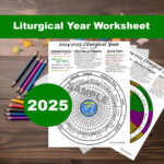 Printable 2025 Liturgical Calendar, Downloadable Catholic Worksheet   Etsy Within Liturgical Calendar 2025 Free Download Printable | CalendarCrazePrint.Com