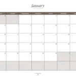 Printable January 2025 Calendars | Free Pdf Downloads Intended For  Calendars 2025 | CalendarCrazePrint.Com