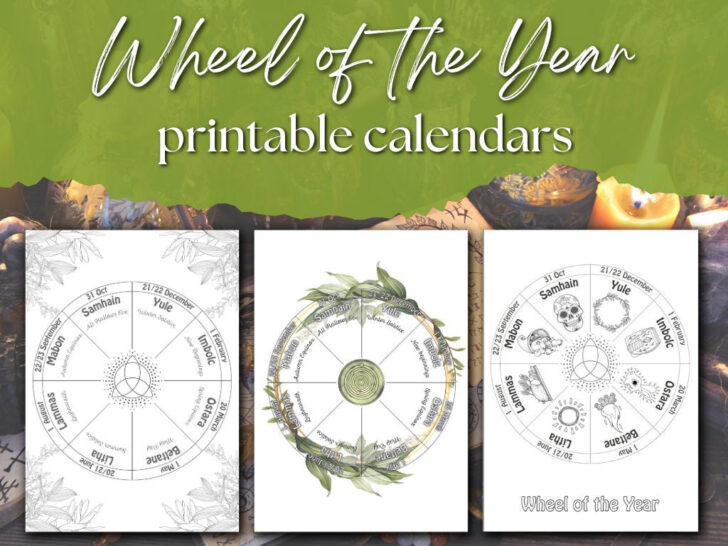 Pagan Calendar 2025 Printable | Calendars 2025