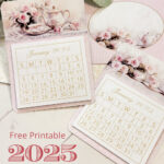 Simply Christmas: Free Printable 2025 Mini Calendars   Shabby Art Inside  Calendars 2025 | CalendarCrazePrint.Com