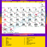 Hindu Calendar 2025, March In March 2025 Calendar With Holidays