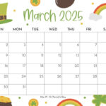 March 2025 Calendars   107 Free Printables | Printabulls Inside Cute March Calendar Printable 2025