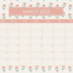 March 2025 Calendars   107 Free Printables | Printabulls Inside March 2025 Calendar Cute