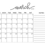 March 2025 Calendars   107 Free Printables | Printabulls Inside March 2025 Calendar Printable With Notes