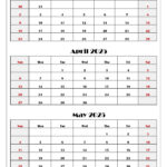 March To May 2025 Calendar Printable Pdf | Three Months Calendar In Printable March April May Calendar 2025