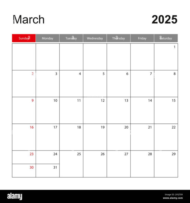 Event Calendar For March 2025