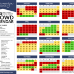 Walt Disney World 2025 Crowd Predictions And Tips Intended For Disney World March 2025 Crowd Calendar