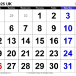 Calendar May 2025 Uk With Pdf, Excel And Word Templates Intended For Calendar For May 2025
