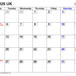 Calendar May 2025 Uk With Pdf, Excel And Word Templates Throughout May 2025 Calendar Printable Free UK