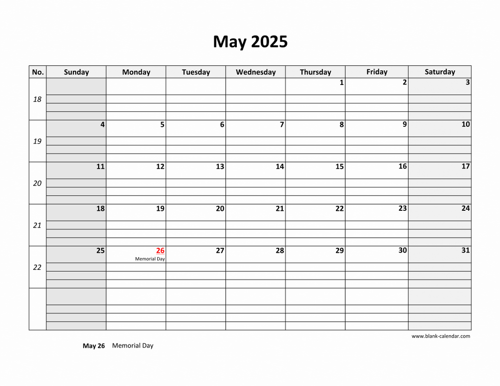 Free Download Printable May 2025 Calendar, Large Box Grid, Space Inside May 2025 Printable Calendar With Lines Free Download Printable May 2025 Calendar, Large Box Grid, Space Inside May 2025 Printable Calendar With Lines
