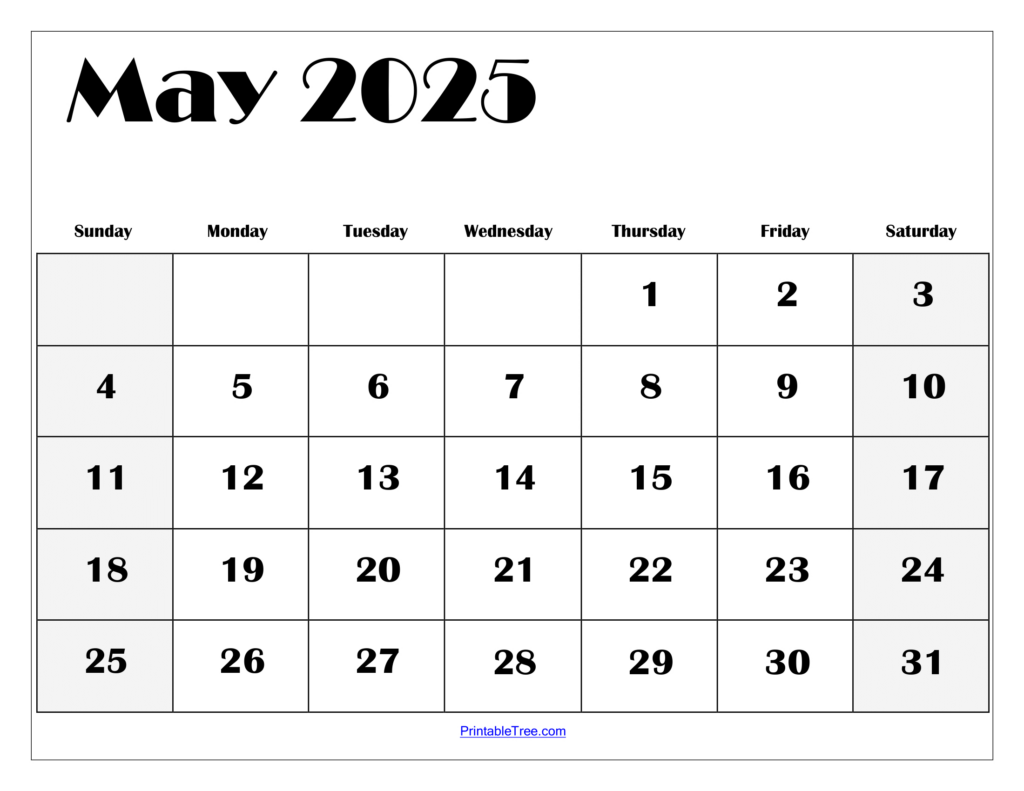 Free May 2025 Calendar Printable Pdf Template With Holidays Regarding May 2025 Calendar Printable Wiki Free May 2025 Calendar Printable Pdf Template With Holidays Regarding May 2025 Calendar Printable Wiki