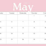 Free To Edit And Print May 2025 Calendar Templates | Canva In Retro Pin May 2025 Pin Up Calendar