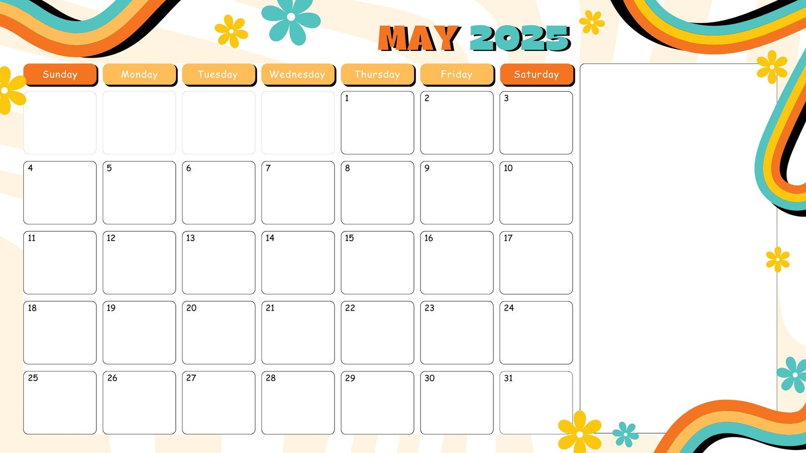 Free To Edit And Print May 2025 Calendar Templates | Canva with Retro Pin May 2025 Pin-Up Calendar