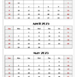 March To May 2025 Calendar Printable Pdf | Three Months Calendar Within Printable Calendar March To May 2025