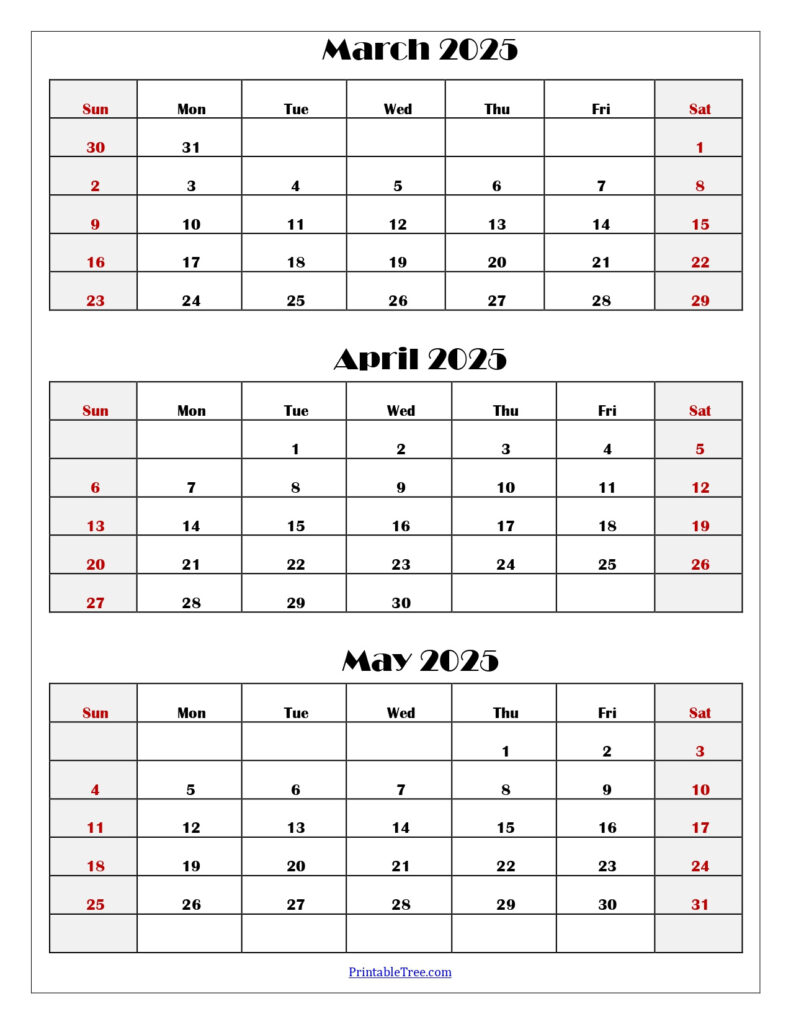 March To May 2025 Calendar Printable Pdf | Three Months Calendar Within Printable Calendar March To May 2025 March To May 2025 Calendar Printable Pdf | Three Months Calendar Within Printable Calendar March To May 2025